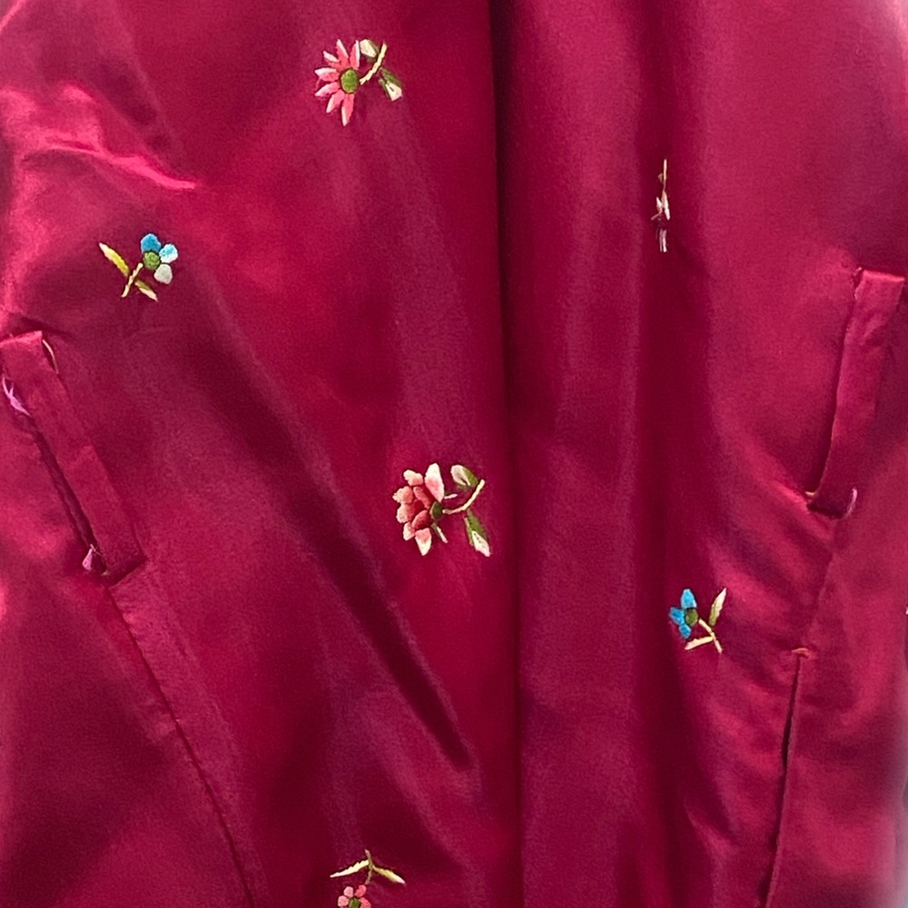 Silk Kimono Style Dressing Gown/Robe Med - Picture 5 of 6